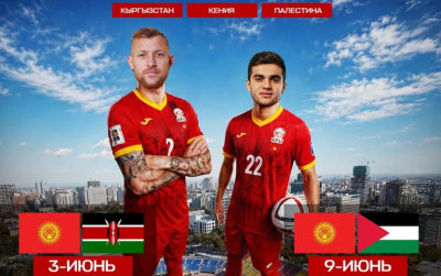 Сборная Кыргызстана сыграет с Кенией и Палестиной в рамках матчей ФИФА