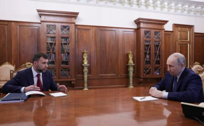 Путин на встрече с Пушилиным заявил, что под контролем ВСУ остаются 15-17% территории ДНР