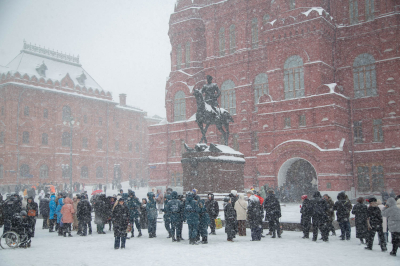 Синоптик Тишковец: в Москве высота снежного покрова достигла 10 сантиметров