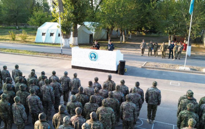В учебном центре «Бітімгер» проверили готовность миротворцев к международной миссии