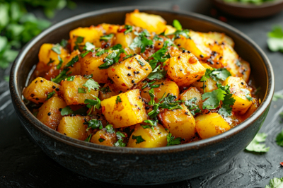 Забудьте про скучное пюре! Готовлю индийское сабджи с картошкой и ананасом. Пикантное, сладкое и безумно ароматное