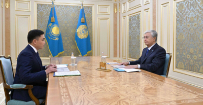 Президент принял акима города Шымкента Габита Сыздыкбекова