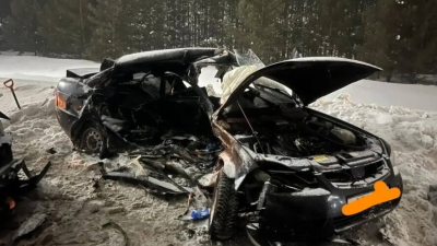Легковушка всмятку: в Татарстане водитель "Лады" устроил смертельное ДТП, вылетев на встречку 13/02/2026 &ndash; Новости