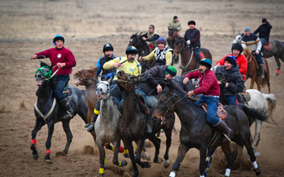 Кокпар и соколиную охоту увидели актюбинцы на празднике &laquo;Салбурын&raquo;