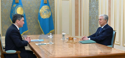 Глава государства принял Олжаса Бектенова