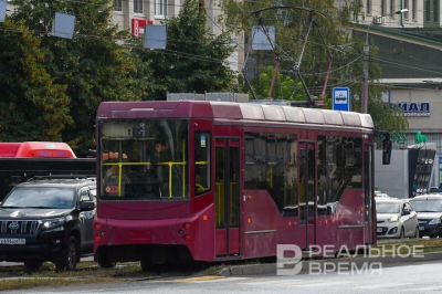 В Казани приостановили движение трамваев №1, 6, 8 и троллейбуса №13