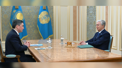 С начала года рост экономики составил 5,4%: Президент принял Премьер-министра Олжаса Бектенова