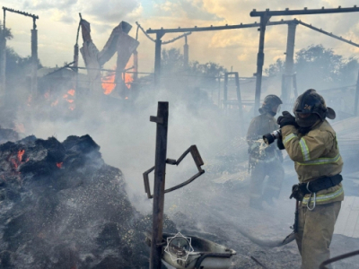 16 домов спасли МЧСники от пожара в Актюбинской области