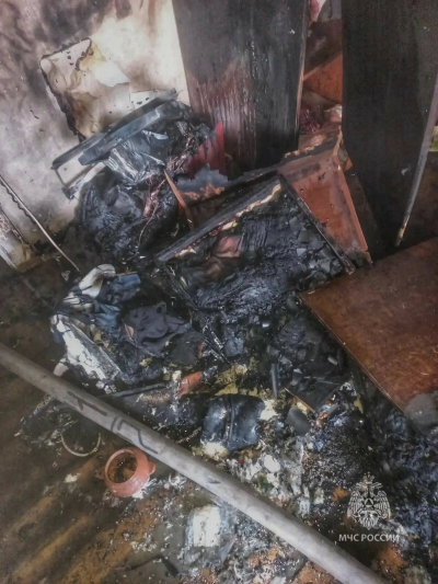 На пожаре в казанской многоэтажке пострадала 73-летняя женщина